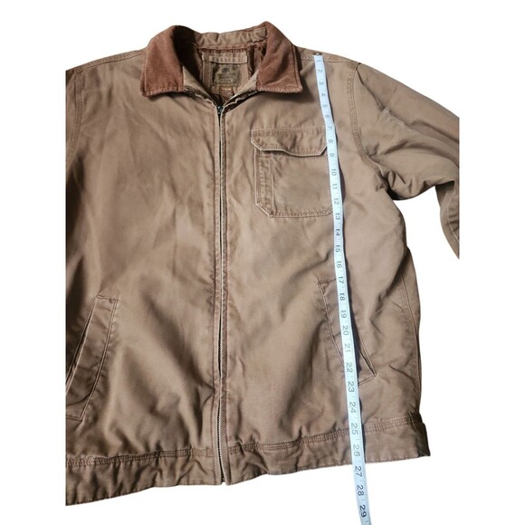 Faded Glory Originals Vintage 90s Canvas Jacket Mens Medium Brown Utility Work - Picture 8 of 9